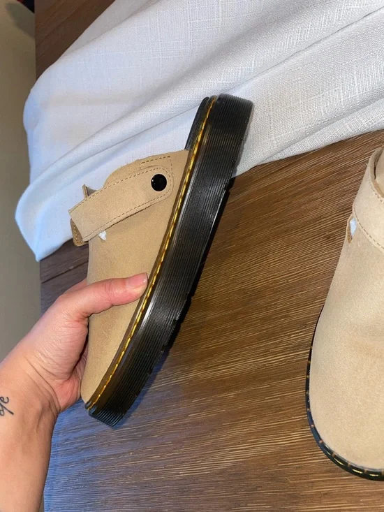 Doc Marten Suede Slip-On Clogs - Picture 4 of 7